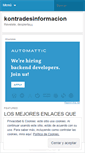 Mobile Screenshot of kontradesinformacion.wordpress.com
