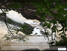 Tablet Screenshot of joggingtothefinishline.wordpress.com