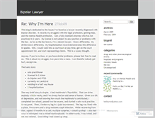 Tablet Screenshot of bipolarlawyer.wordpress.com