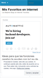 Mobile Screenshot of misfavoritoseninternet.wordpress.com