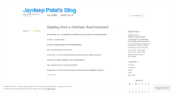 Desktop Screenshot of jaydeeppatel.wordpress.com
