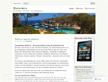 Tablet Screenshot of mallorcaportal.wordpress.com