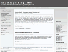 Tablet Screenshot of educrazy.wordpress.com