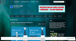 Desktop Screenshot of kevinnathanael7.wordpress.com