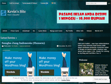 Tablet Screenshot of kevinnathanael7.wordpress.com