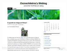 Tablet Screenshot of osmochileiros.wordpress.com