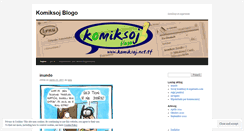 Desktop Screenshot of komiksoj.wordpress.com