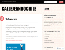 Tablet Screenshot of callejeandochile.wordpress.com