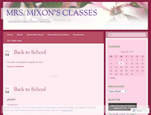 Tablet Screenshot of mrsmixon.wordpress.com