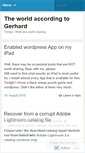 Mobile Screenshot of gerhardstrasse.wordpress.com