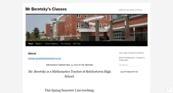 Desktop Screenshot of beretsky.wordpress.com