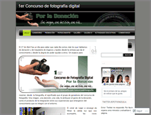 Tablet Screenshot of concursodefotografia.wordpress.com