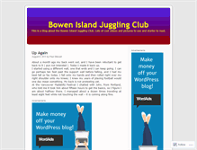 Tablet Screenshot of bowenjuggles.wordpress.com