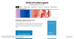 Desktop Screenshot of kooiinternational.wordpress.com