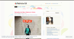 Desktop Screenshot of patitagil.wordpress.com
