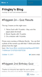 Mobile Screenshot of fringley.wordpress.com