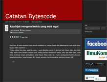 Tablet Screenshot of bytescode.wordpress.com