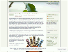 Tablet Screenshot of livesimplechicago.wordpress.com