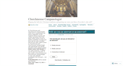 Desktop Screenshot of churchmousec.wordpress.com