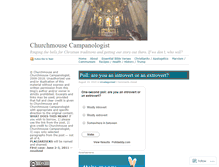Tablet Screenshot of churchmousec.wordpress.com