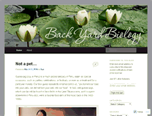 Tablet Screenshot of bybio.wordpress.com