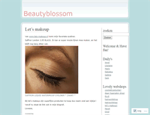 Tablet Screenshot of beautyblossom.wordpress.com