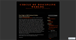 Desktop Screenshot of circleofdiscipline.wordpress.com