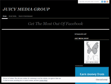 Tablet Screenshot of juicymediagroup.wordpress.com