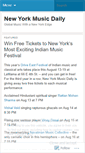 Mobile Screenshot of newyorkmusicdaily.wordpress.com