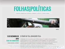 Tablet Screenshot of folhaspoliticas.wordpress.com