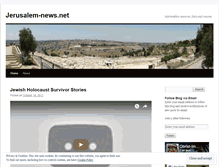 Tablet Screenshot of jerusalemnewsnet.wordpress.com