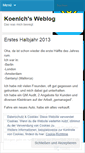 Mobile Screenshot of koenich.wordpress.com