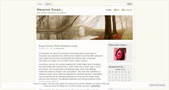 Desktop Screenshot of phoenixtalks.wordpress.com