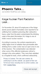 Mobile Screenshot of phoenixtalks.wordpress.com