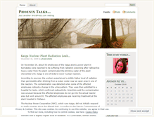 Tablet Screenshot of phoenixtalks.wordpress.com