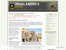 Tablet Screenshot of highlanderbrigade.wordpress.com