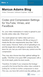 Mobile Screenshot of marcusadams.wordpress.com
