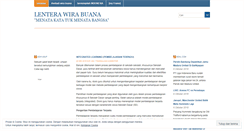 Desktop Screenshot of blogwirabuana.wordpress.com