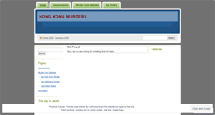 Desktop Screenshot of hkmurder.wordpress.com