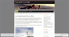 Desktop Screenshot of horseangels.wordpress.com