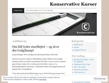 Tablet Screenshot of konservativekurser.wordpress.com