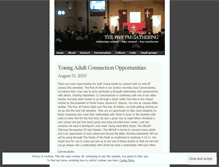 Tablet Screenshot of northparkchurch.wordpress.com