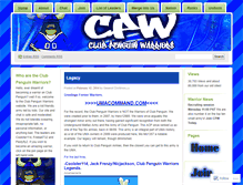 Tablet Screenshot of cpwclubpenguinwarriorcpw.wordpress.com