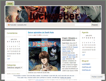Tablet Screenshot of luckweber.wordpress.com