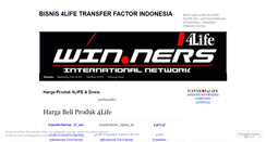 Desktop Screenshot of distributor4lifesindonesia.wordpress.com