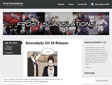 Tablet Screenshot of frostscans.wordpress.com