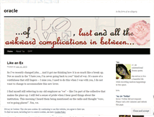 Tablet Screenshot of oracle.wordpress.com