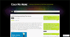 Desktop Screenshot of coldnomore.wordpress.com