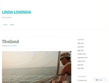 Tablet Screenshot of lindalohiniva.wordpress.com