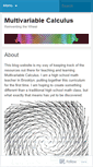 Mobile Screenshot of multivariablecalculus.wordpress.com